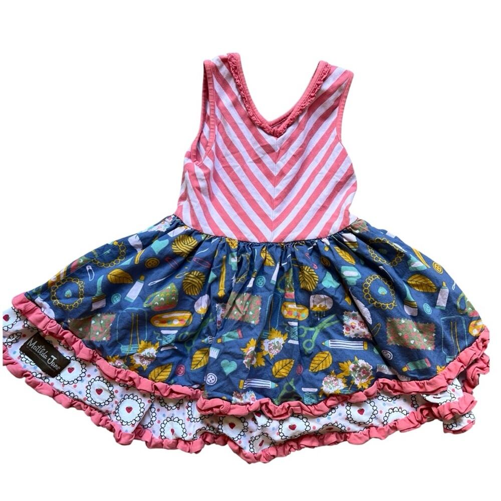 Matilda Jane Work of Heart Tank / Twirl Dress - 4 - Picture 4 of 7
